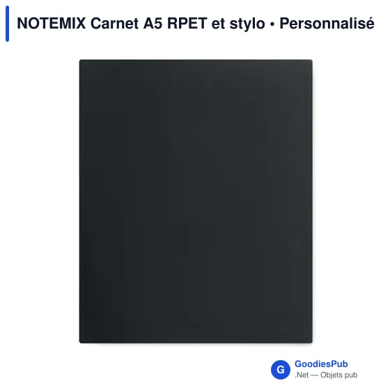 NOTEMIX Carnet A5 RPET et stylo - Image 11