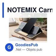 NOTEMIX Carnet A5 RPET et stylo - Miniature 12