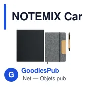 NOTEMIX Carnet A5 RPET et stylo - Miniature 3