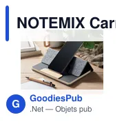NOTEMIX Carnet A5 RPET et stylo - Miniature 6