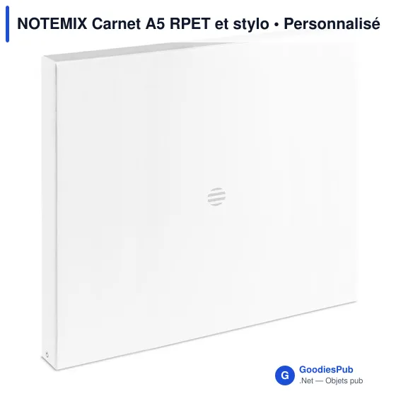 NOTEMIX Carnet A5 RPET et stylo - Image 8