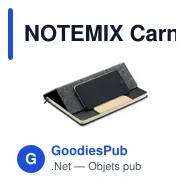 NOTEMIX Carnet A5 RPET et stylo - Miniature 9