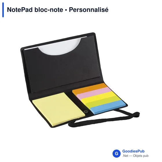 Bloc-note personnalisable avec logo - NotePad - Image 1