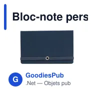 Bloc-note personnalisable avec logo - NotePad - Miniature 11