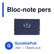 Bloc-note personnalisable avec logo - NotePad - Miniature 12