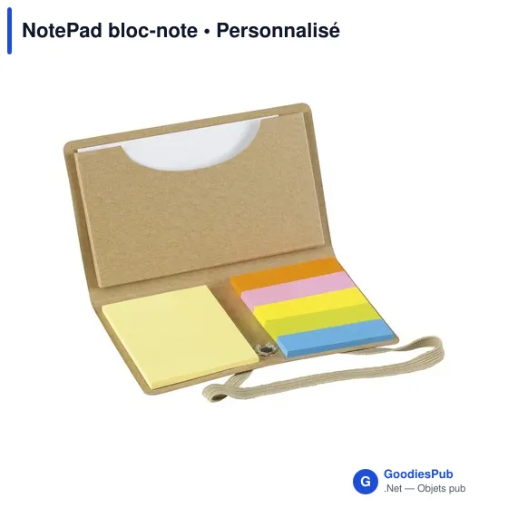 Bloc-note personnalisable avec logo - NotePad - Image 4