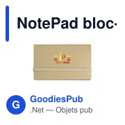 Bloc-note personnalisable avec logo - NotePad - Miniature 6
