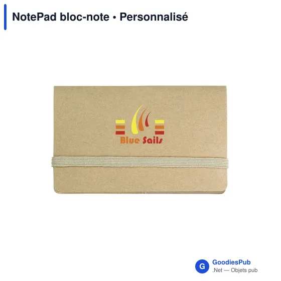 Bloc-note personnalisable avec logo - NotePad - Image 6