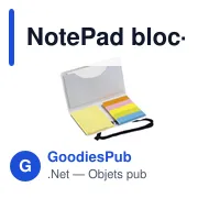 Bloc-note personnalisable avec logo - NotePad - Miniature 7