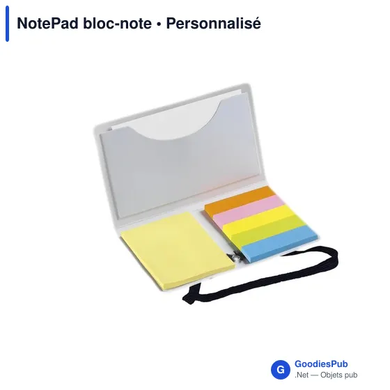 Bloc-note personnalisable avec logo - NotePad - Image 7