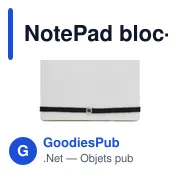 Bloc-note personnalisable avec logo - NotePad - Miniature 8