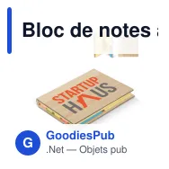 Bloc de notes adhésives personnalisable en bambou et papier avec logo - Bambou 3 - Miniature 1