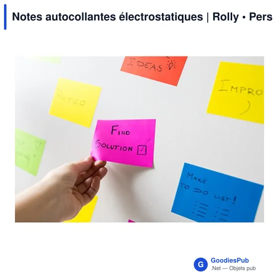 Notes autocollantes électrostatiques | Rolly - Image 9