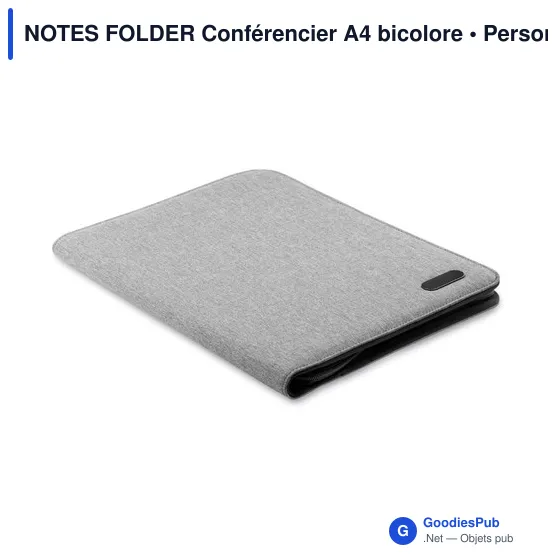 NOTES FOLDER Conférencier A4 bicolore - Image 1