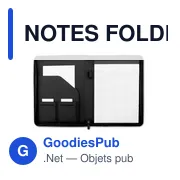 NOTES FOLDER Conférencier A4 bicolore - Miniature 3
