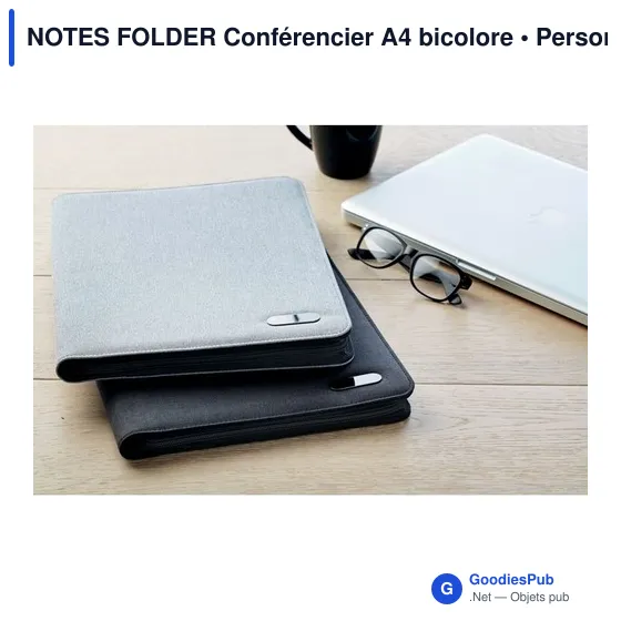 NOTES FOLDER Conférencier A4 bicolore - Image 5
