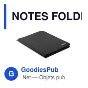 NOTES FOLDER Conférencier A4 bicolore - Miniature 6