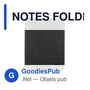 NOTES FOLDER Conférencier A4 bicolore - Miniature 7