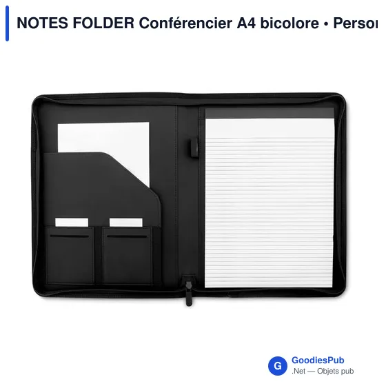 NOTES FOLDER Conférencier A4 bicolore - Image 8
