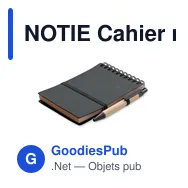 NOTIE Cahier recyclé et stylo à bille - Miniature 1