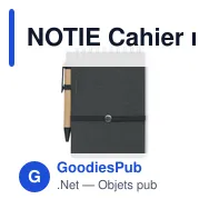 NOTIE Cahier recyclé et stylo à bille - Miniature 2