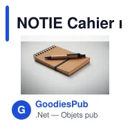 NOTIE Cahier recyclé et stylo à bille - Miniature 12