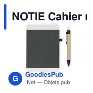 NOTIE Cahier recyclé et stylo à bille - Miniature 4