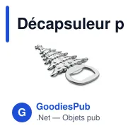 Décapsuleur personnalisable avec motif de Noël - NOTLEavec logo - Miniature 2
