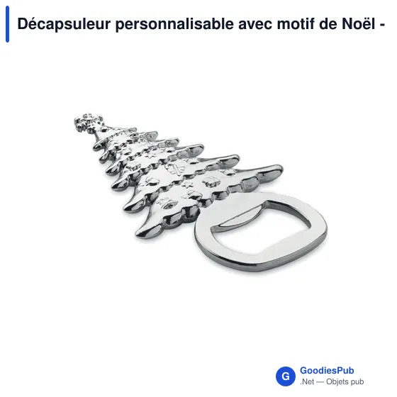 Décapsuleur personnalisable avec motif de Noël - NOTLEavec logo - Image 2