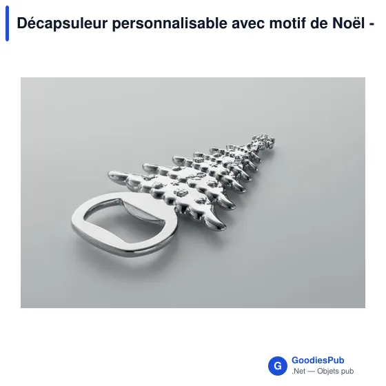 Décapsuleur personnalisable avec motif de Noël - NOTLEavec logo - Image 4