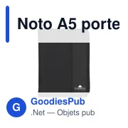 Porte-documents A5 personnalisable avec logo - Noto - Miniature 2
