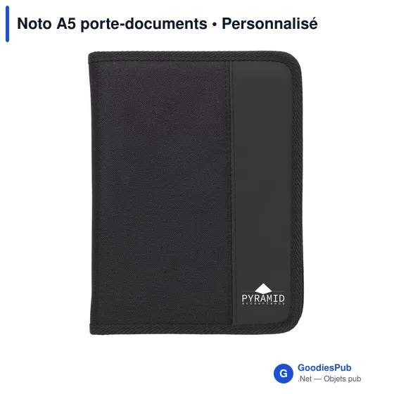 Porte-documents A5 personnalisable avec logo - Noto - Image 2