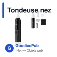 Tondeuse nez et oreilles personnalisable Philips 5 accessoires avec logo - NT5650 - Miniature 1