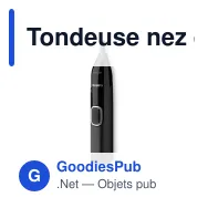 Tondeuse nez et oreilles personnalisable Philips 5 accessoires avec logo - NT5650 - Miniature 2