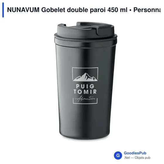 Mug isotherme personnalisable avec logo pour entreprises - Image 4