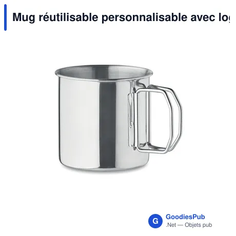 Mug réutilisable personnalisable avec logo - Nunavut