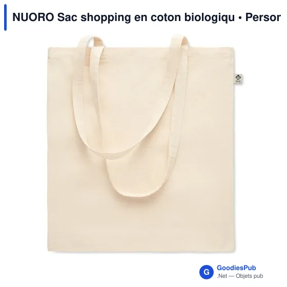 NUORO Sac shopping en coton biologiqu - Image 1