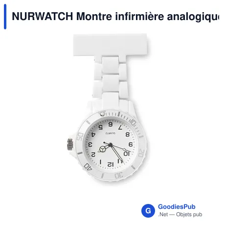 NURWATCH Montre infirmière analogique
