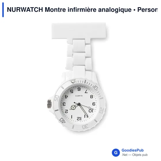 NURWATCH Montre infirmière analogique - Image 1