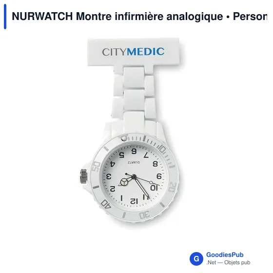 NURWATCH Montre infirmière analogique - Image 2