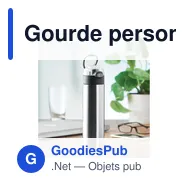 Gourde personnalisable en acier inoxydable avec logo - modèle Nuuk - Miniature 6