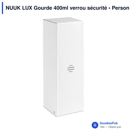 Gourde personnalisable en acier inoxydable avec logo - modèle Nuuk - Image 8