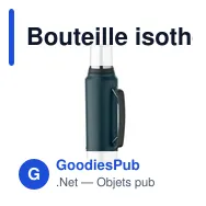 Bouteille isotherme personnalisable NYIMA 1L avec logo - Miniature 11