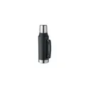 Variante noir - Bouteille isotherme personnalisable NYIMA 1L avec logo