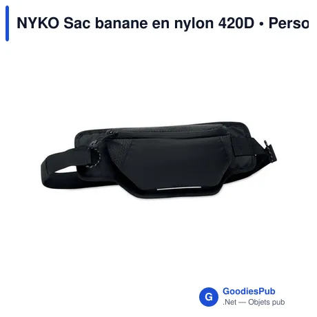 NYKO Sac banane en nylon 420D