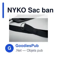NYKO Sac banane en nylon 420D - Miniature 3