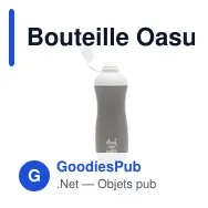 Bouteille Oasus Bio 500 ml personnalisable avec logo - Miniature 2
