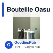 Bouteille Oasus Bio 500 ml personnalisable avec logo - Miniature 6
