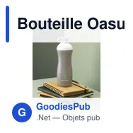 Bouteille Oasus Bio 500 ml personnalisable avec logo - Miniature 7