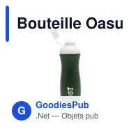 Bouteille Oasus Bio 500 ml personnalisable avec logo - Miniature 9